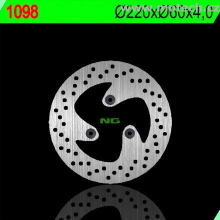 Brzdový kotouč NG 1098 - pevný - Kliknutím na obrázek zavřete