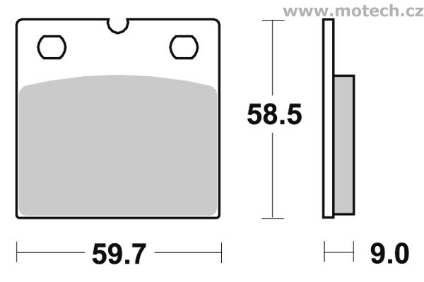 Brzdové destičky přední SBS - 554HS - Kliknutím na obrázek zavřete