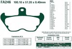 Brzdové destičky EBC - FA246