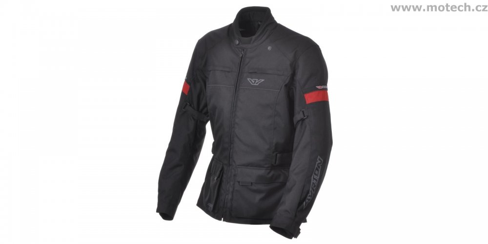 Textilní bunda Ayrton RADICAL černá/červená - Kliknutím na obrázek zavřete