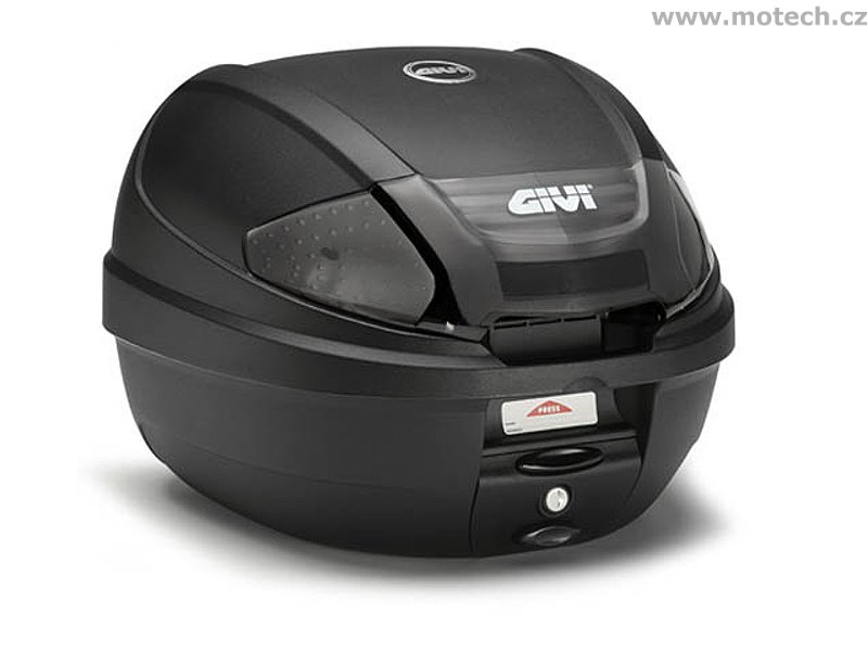 E 300NT2 TECH kufr GIVI černý, čiré odrazky (Monolock s plotnou), objem 30 litrů - Kliknutím na obrázek zavřete