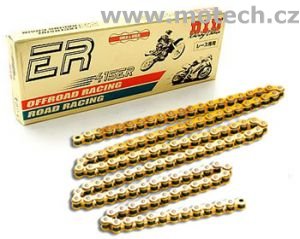 Moto řetěz DID 415ER GOLD - netěsněný - Kliknutím na obrázek zavřete