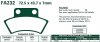 Brzdové destičky EBC - FA232R