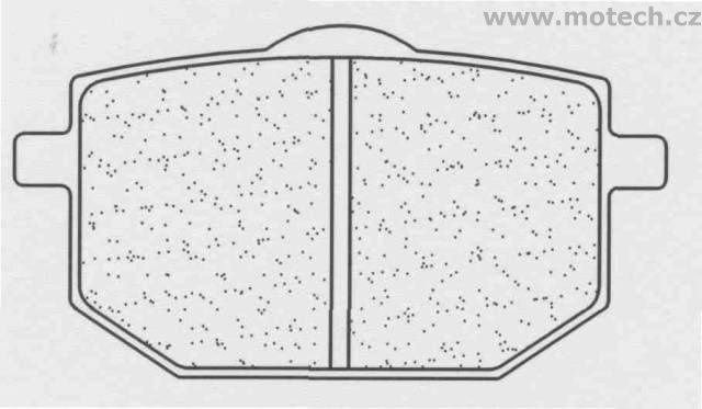 Brzdové destičky CL BRAKES 2393 A3+ - Kliknutím na obrázek zavřete