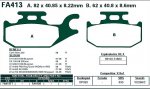 Brzdové destičky EBC - FA413R