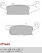 Brzdové destičky Brembo - BRM 07YA49SD