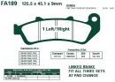 Brzdové destičky EBC - FA189