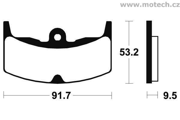 Brzdové destičky zadní Bendix - MA 71 - Kliknutím na obrázek zavřete