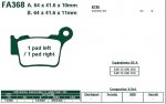 Brzdové destičky EBC - FA368R