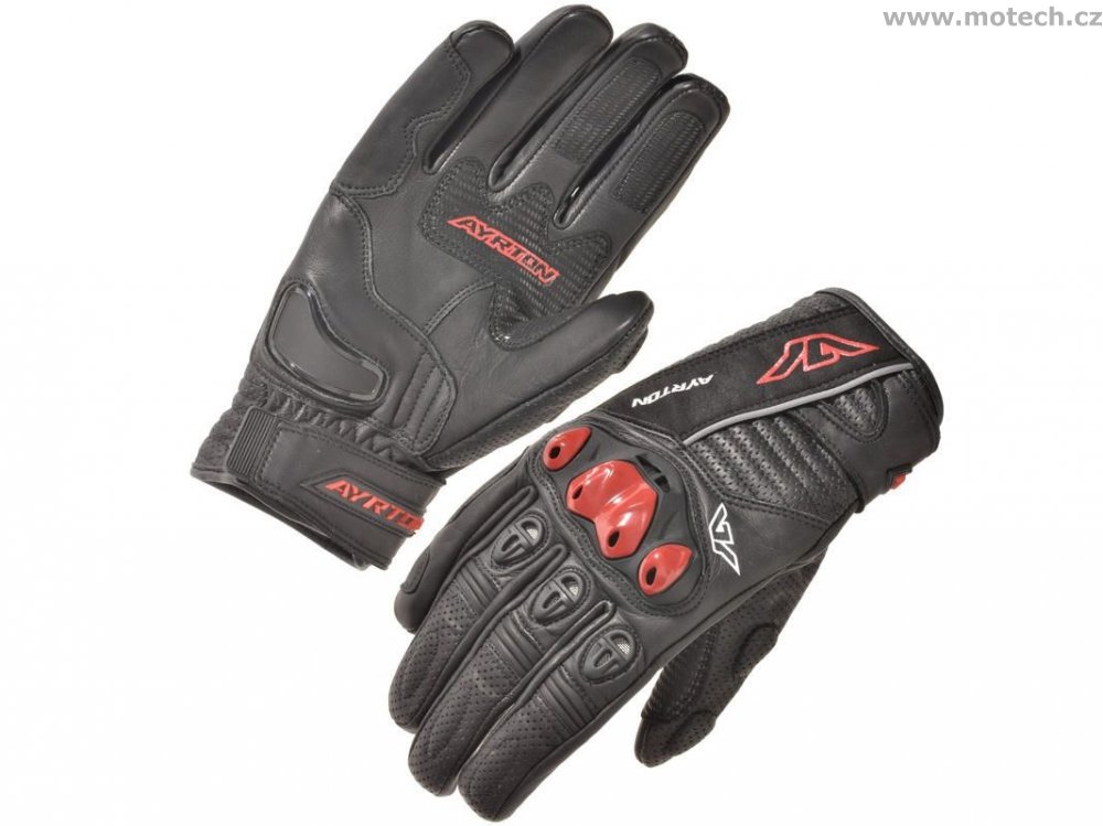 Rukavice Ayrton TACTICAL red - Kliknutím na obrázek zavřete