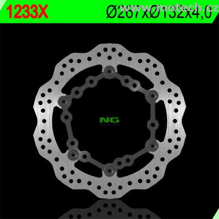 Brzdový kotouč NG 1233X - plovoucí - Kliknutím na obrázek zavřete