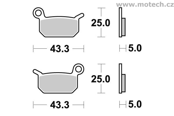 Brzdové destičky přední SBS - 794RSI - Kliknutím na obrázek zavřete