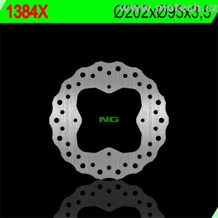 Brzdový kotouč NG 1384X - D202 - Kliknutím na obrázek zavřete