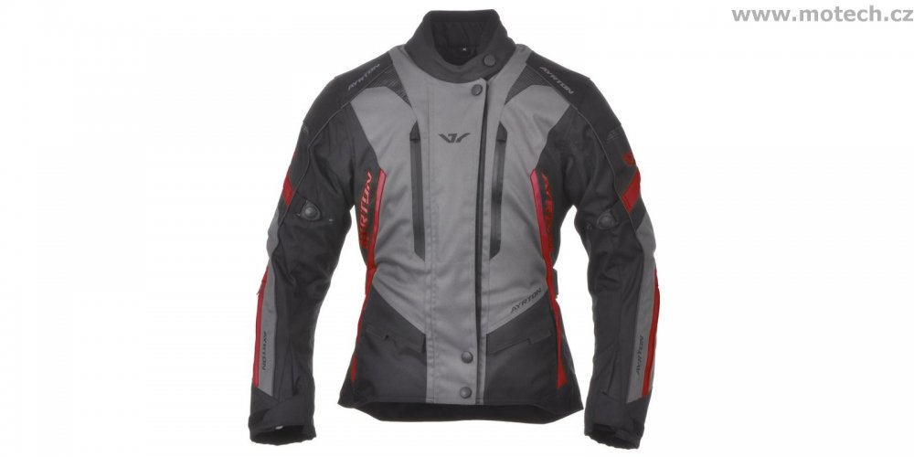 Textilní dámská bunda Ayrton TERESSA red - Kliknutím na obrázek zavřete