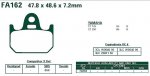 Brzdové destičky EBC - FA162