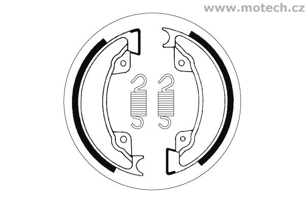 Brzdové pakny SBS - 2077 - Kliknutím na obrázek zavřete
