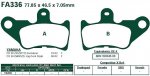 Brzdové destičky EBC - FA336