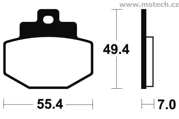 Brzdové destičky zadní Bendix - MA 272 - Kliknutím na obrázek zavřete