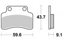 Brzdové destičky přední SBS - 141CT