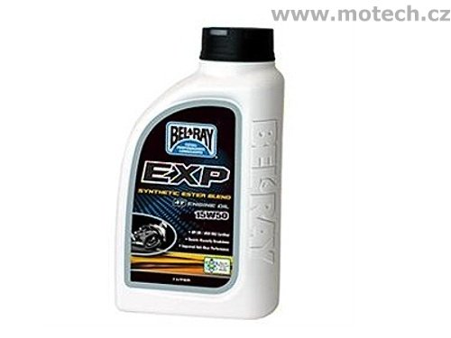 Bel-Ray olej EXP Synthetic Ester Blend 4T 15W-50 - 1 litr - Kliknutím na obrázek zavřete