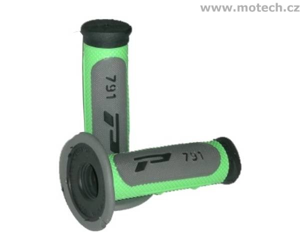 Rukojeti MX Progrip 791 černo-šedo-zelené - Kliknutím na obrázek zavřete