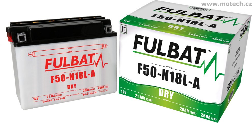 Konvenční baterie FULBAT F50-N18L-A (Y50-N18L-A) - Kliknutím na obrázek zavřete