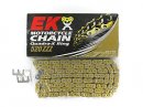 Řetěz EK 520 ZZZ zlatá metalíza, ZST technologie QX-kroužek