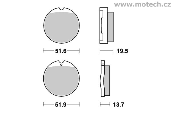 Brzdové destičky přední SBS - 501HF - Kliknutím na obrázek zavřete