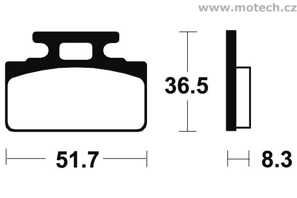 Brzdové destičky zadní Bendix - MA 118 - Kliknutím na obrázek zavřete