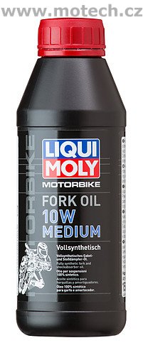 LIQUI MOLY Motorbike Fork Oil 10W Medium - olej do tlumičů pro motocykly - střední 500ml - Kliknutím na obrázek zavřete