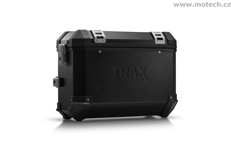 hliníkový kufr TRAX ION 37 l černý, pravý - Kliknutím na obrázek zavřete