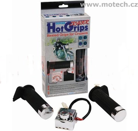 Vyhřívané rukojeti OXFORD Cruiser pro motocykly - Kliknutím na obrázek zavřete