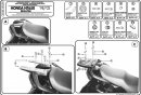 Nosič kufru - plotna monolock Kappa - KR15M - HONDA NT 650 V Deauville (98-05)