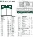 Brzdové destičky EBC - FA18