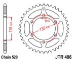 Rozeta JTA486-47 pro: YAMAHA YZF-R6 DID520