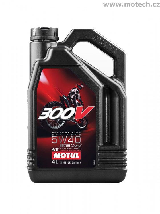 MOTUL 300V OFF ROAD 5W40 4L - Kliknutím na obrázek zavřete