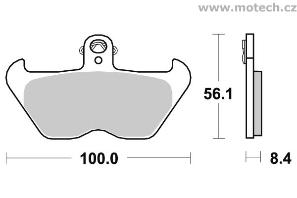 Brzdové destičky přední SBS - 703HS - Kliknutím na obrázek zavřete