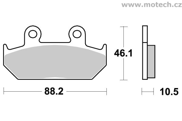 Brzdové destičky přední SBS - 647HS - Kliknutím na obrázek zavřete