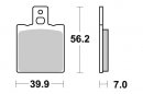 Brzdové destičky zadní SBS - 164HF