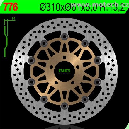 Brzdové kotouče: ZRX 1200 S, 01-03 - Kliknutím na obrázek zavřete