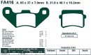 Brzdové destičky EBC - FA416R