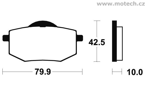 Brzdové destičky přední Bendix - MA 116 - Kliknutím na obrázek zavřete
