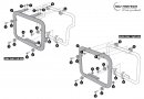 SW MOTECH - Adapter TRAX pro originál nosiče BMW R 1200 GS /Adventure