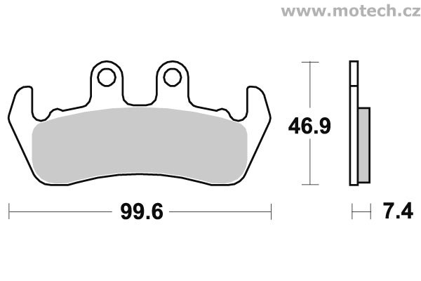 Brzdové destičky přední SBS - 653HF - Kliknutím na obrázek zavřete
