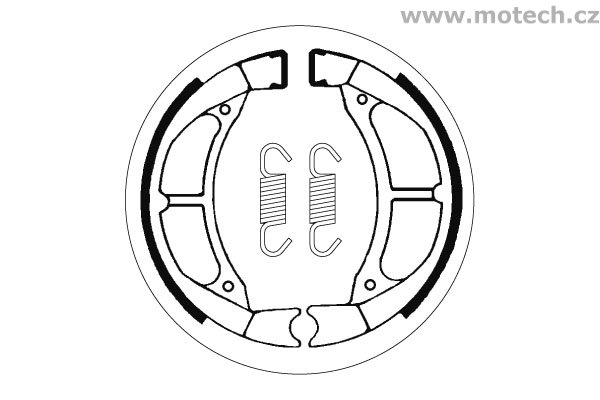 Brzdové pakny SBS - 2182 - Kliknutím na obrázek zavřete