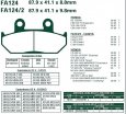 Brzdové destičky EBC - FA124
