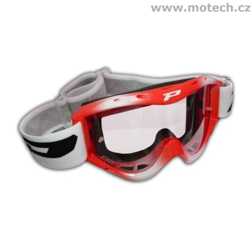 Brýle Progrip 3400 Dual červeno-bílé - Kliknutím na obrázek zavřete