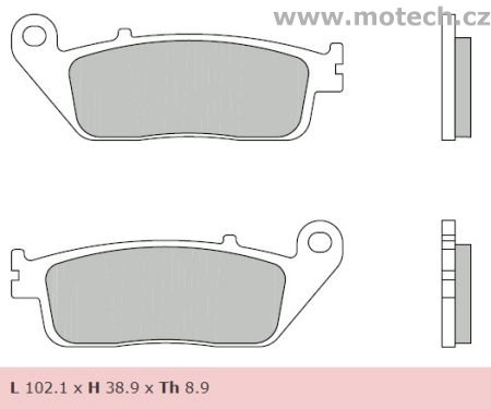 Brzdové desky Brembo - BRM 07075XS - Kliknutím na obrázek zavřete