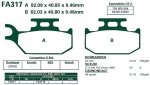 Brzdové destičky EBC - FA317R