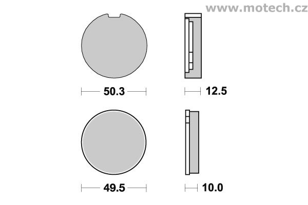 Brzdové destičky přední SBS - 503HF - Kliknutím na obrázek zavřete